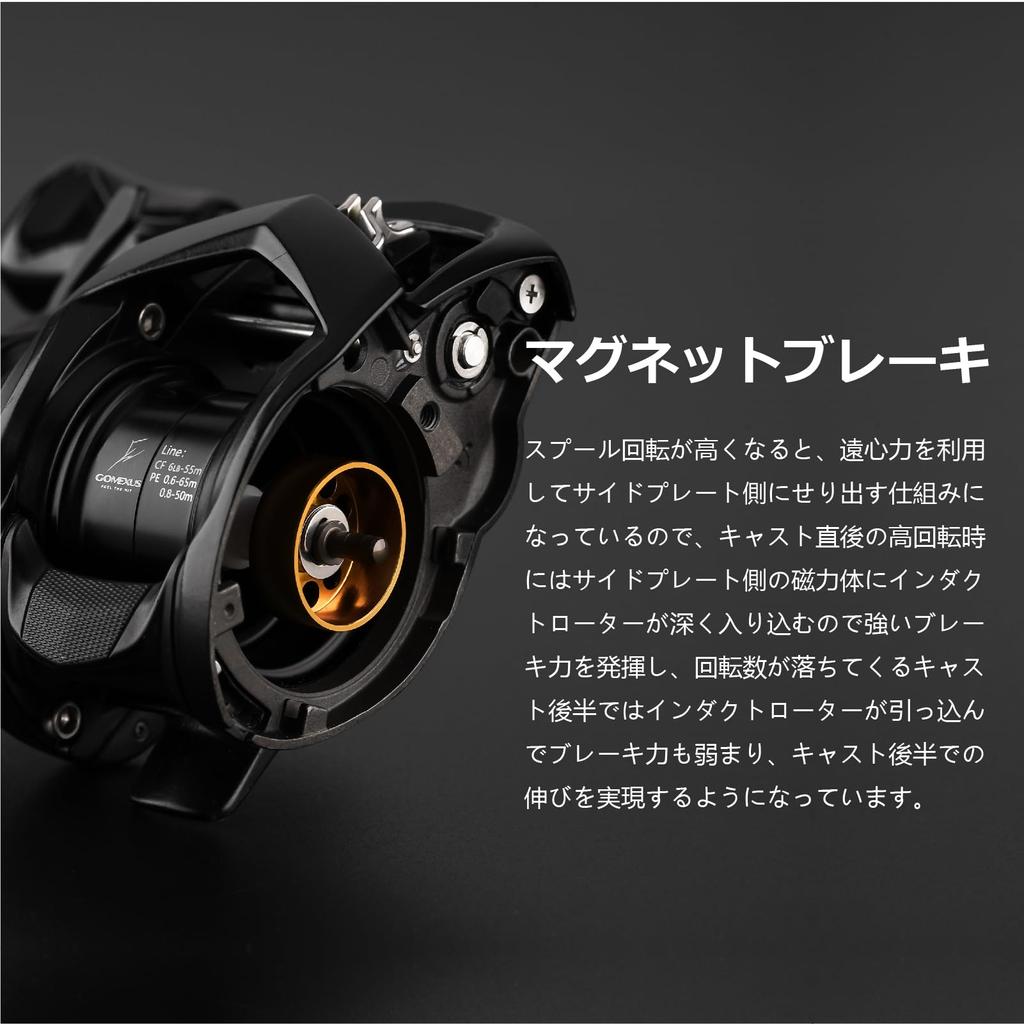 Gomexus Шпуля для мультипликаторной катушки OT80, сменная шпуля серии Daiwa Tatula 80 для левого и правого использования, 3 г. Совместима с легкими приманками. Улучшенная дальность заброса.