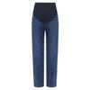 Pregnancy Essential Wide-Leg Jeans M-3XL: Stretch Denim with Adjustable Waistband & Pockets, Casual Maternity Wear