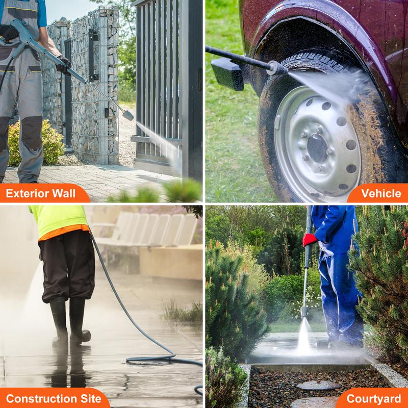 SucceBuy Насос для мойки высокого давления с валом 3/4", горизонтальный, 3400 PSI, 2,5 GPM, сменный комплект насосов, совместимый с Honda RYOBI