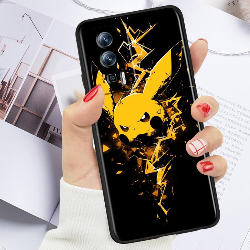 Злой Пикачу темный для Xiaomi Redmi 9A 9C 9AT 10C 9 9T 10 12C 13C 8 12 K60 A1 K50 K40 5G черный чехол для телефона Funda