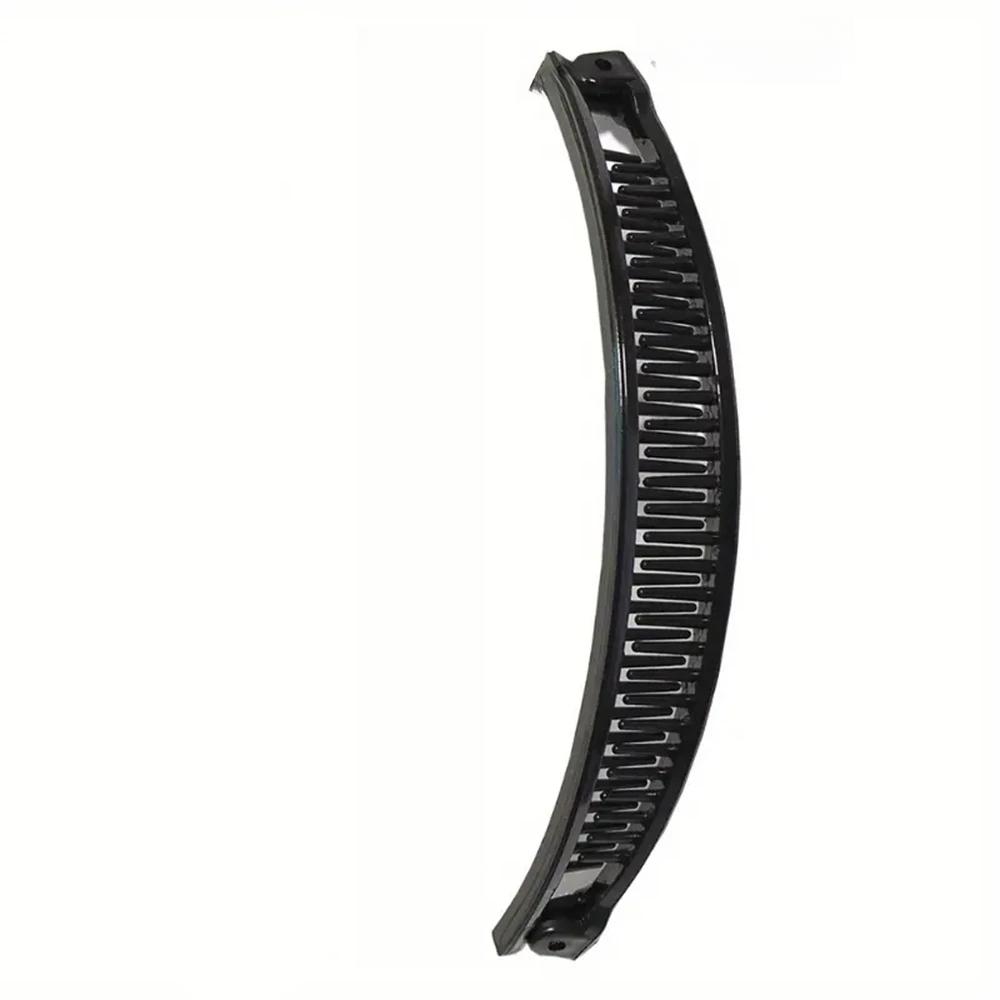 3 шт./набор Заколки-крабы для волос в форме рыбок Зажим для хвоста для женщин девушек Заколки-бананы Крабы Черные Аксессуары для укладки волос