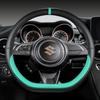 Чехол на руль автомобиля из микрофибры D-образной формы 38 см для Suzuki Swift 2017 2018 Sport Auto Accessories