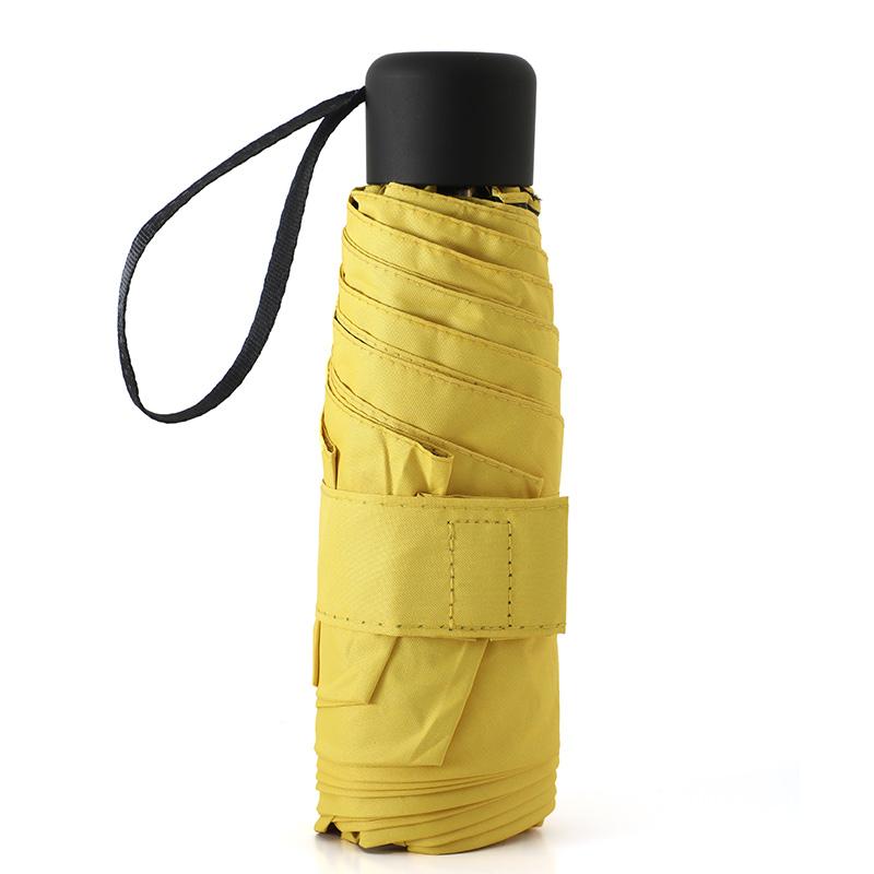 Ultralight Mini Pocket Women's Small Windproof Folding Umbrella Travel Compact Rain Men's Umbrella Sunscreen Umbrella Outdoor Um