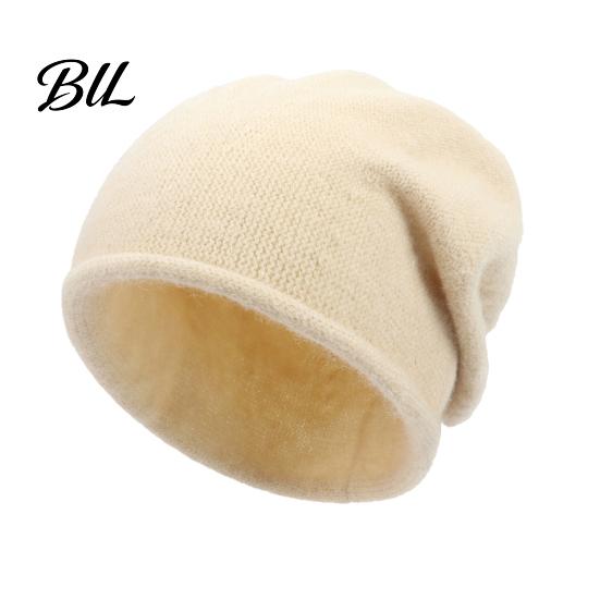 Winter Fashion Headwear for Travel Slouchy Knitted Hat, Women Men Warm Autumn Soft Cozy Elastic Caps Comfortable Fit Ski Cap, Solid Color Skull