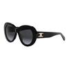 Celine Logo Butterfly Sunglasses Women sunglasses Black CL40317U01B