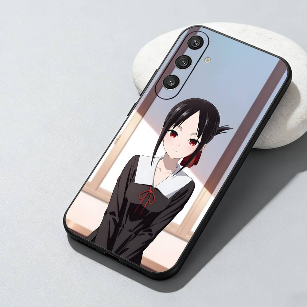 Чехол для телефона KLIW Kaguya с M-Miyuki для Samsung Galaxy A73, A72, A71, A70, A52, A51 Другие Мягкий Черный Чехол