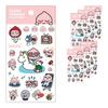 Прозрачные наклейки Icons Kakao Friends, Apeach, 7 штук, лучший персонаж Кореи