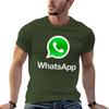 WhatsApp Футболка на заказ Эстетичная одежда рубашки футболки с принтом мужская футболка с принтом