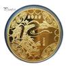 2025 Snake Commemorative Coin Chinese New Year Collectible Iron Coin Year of The Snake Badge Coin for Wealth And Good Luck