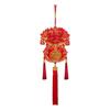 Red Lucky Bag Pendant with Tassels Chinese New Year Decor  New Year Gift