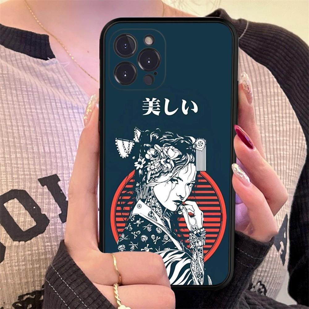 Чехол для телефона в японском стиле для iPhone Samsung Galaxy Redmi Xiaomi Oppo OnePlus Note SA 7 8 9 10 11 12 13 14 20 21 22 23 53 54 Pro Max Plus Ultra