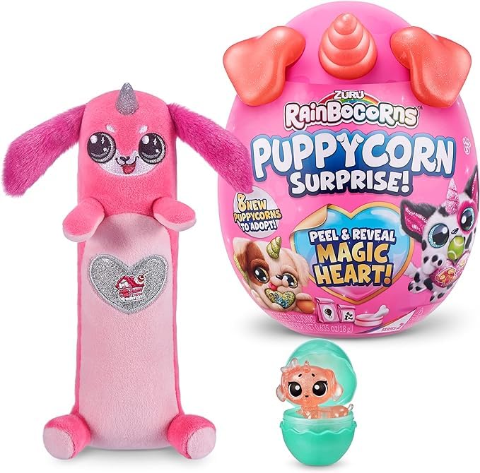 Плюшевая собачка Rainbocorns Puppycorn (Такса) Серия Сюрприз Яйцо 2 [Параллельный импорт]