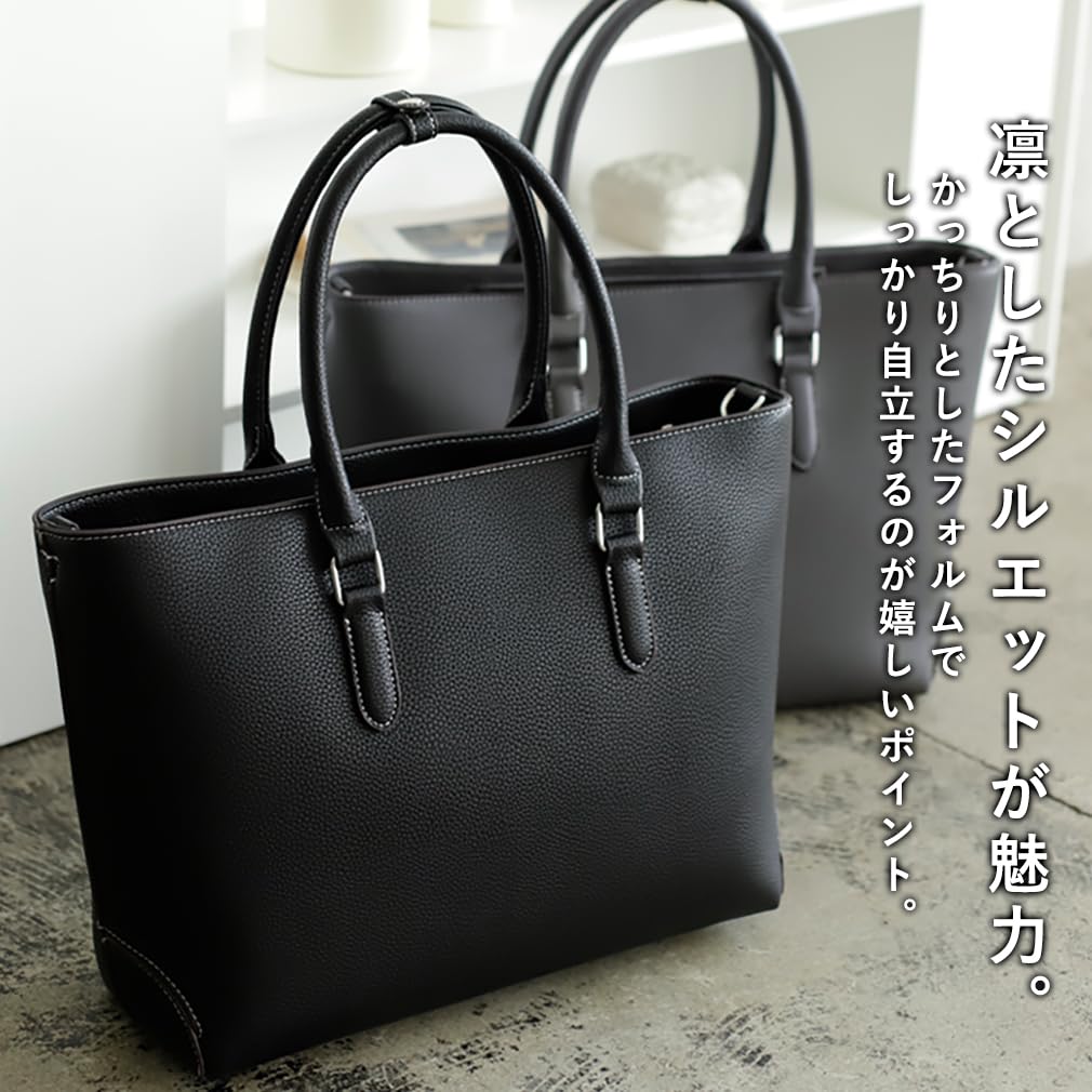 VITAFELICE Женская квадратная деловая сумка-тоут 2-в-1 (sib-20059p) (коричневый)