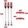 Tire Lever Set Bike Motorcycle Tire Spoon Tyre Changing Tool Tire Removal Repair Tools with Rim Protectors Valve Cores
