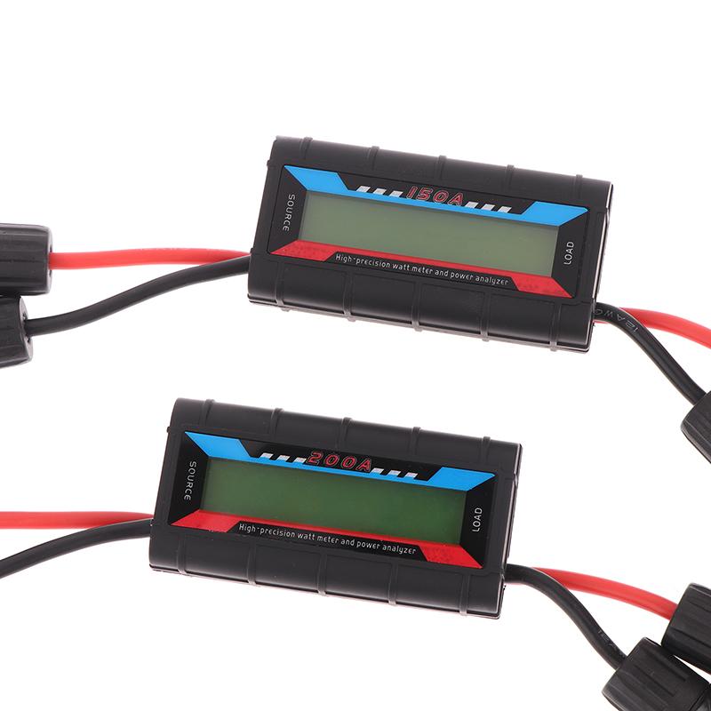 150A/200A Solar Energy Tester With Photovoltaic Connector Power Meter RC Model Aircraft Power Meter Analyzer Current Power Meter