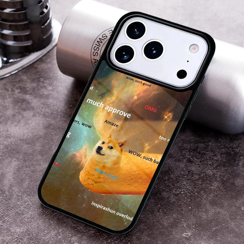 Чехол для телефона с мемом Доге Кабосу для iPhone 17 16 15 14 13 12 11 Pro Max Plus 17Air Мягкий силиконовый чехол