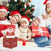 Red Claus Santa Pattern Surprise Gift Box Christmas Decoration Prop Atmosphere