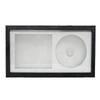 Wood CD Display Stand Black Frame CD Organizer Rack Creative CD Display Frame  Desktop Decor