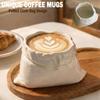 Large-caliber Bag-shaped Cup Heat-resistant Cloth Bag Mug Novelty Tea Cup  Home Gathering