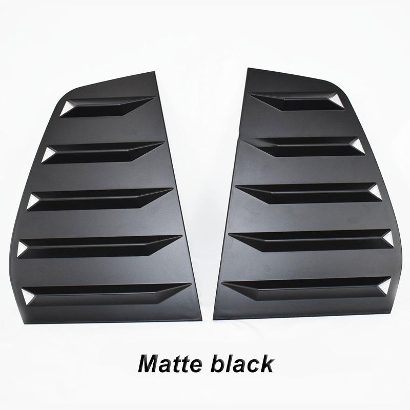 2PCS Car Side Shutter Rear Window Modified Sports Vent Spoiler Trim Fit for VW Golf GTI R Mk6 Car Styling Accessories