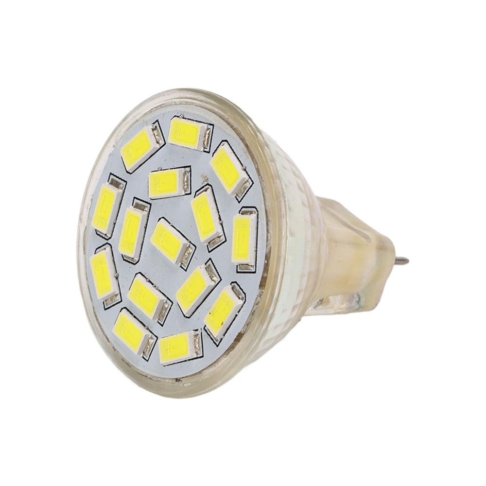 6PCS 12V GU4 LED Bulb Glass MR11 Spotlight Durable LED Light Bulb Track Lighting