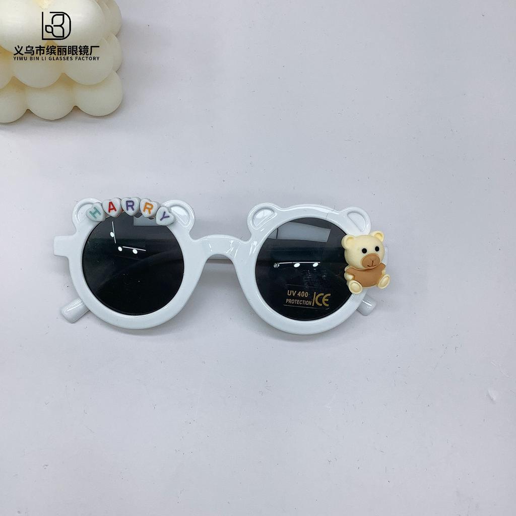 Travel Sunscreen And Uv Protection Diy Bear Cute Sunglasses Trendy Baby Sunglasses