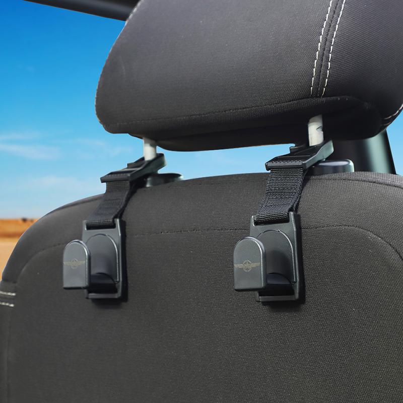 Крючок на подголовник Передний Задний Спинка сиденья Дуга безопасности Ручки-поручни Комплект, Крепление на подголовник, Автомобильные аксессуары для интерьера Универсальный для внедорожника грузовика