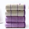 Soft Bath Towel Cotton Embroidery Lavender Towel Set Cotton Hand Face Towel Towel Sheet Set