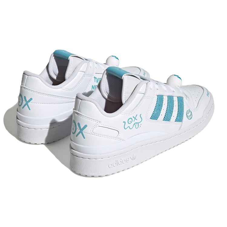 adidas Forum Low Classic 'Love ' (Unisex) Cloud White / Cloud White / Cloud White Skateboard Shoes FZ6353