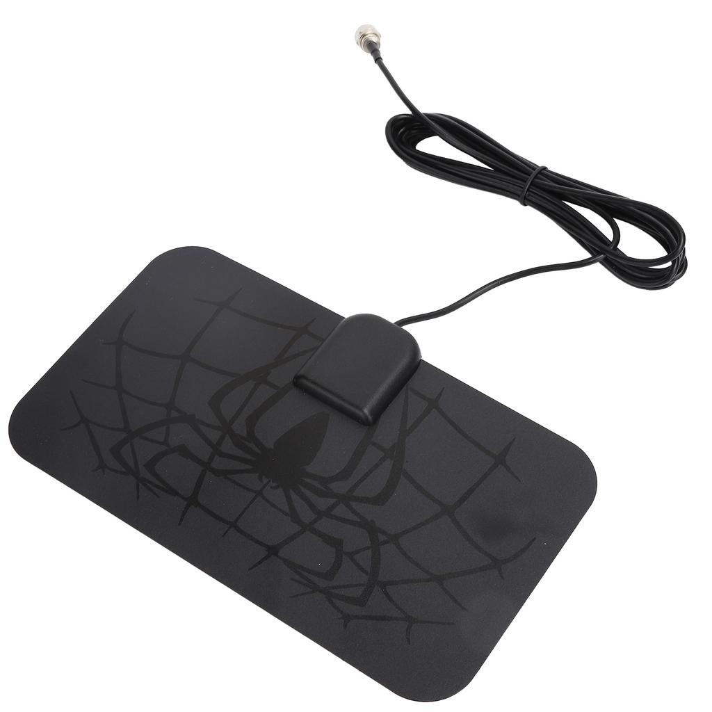 Внутренняя цифровая HD телевизионная антенна для приема сигнала, черная VHF170?240МГцUHF470?860МГц