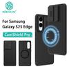 NILLKIN For Samsung Galaxy S25 Edge Phone Case CamShield Pro Magnetic Case Camera Protection Slide Cover