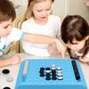 Tabletop Game Flip Black White Chess Board Parent-Child Interactive Portable Kid Overturn Chess Touch Flip Montessori