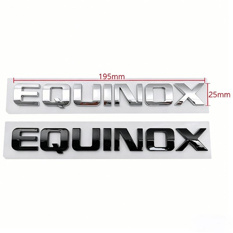 Suitable for explorer EQUINOX car sticker English letter logo rear tailgate sticker decorative logo