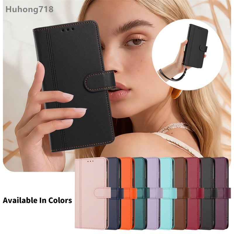 Для Coolpad C16 Cool 30 Eco 40i X100 Чехол-бумажник с откидной крышкой Кожаная обложка Слот для карт Ремешок на руку Беспроводная зарядка
