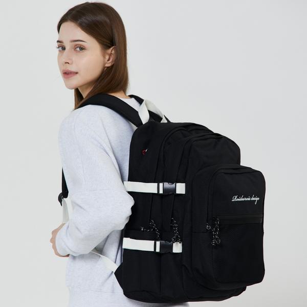 Oops 3D Pocket Mesh Backpack (Black), RD173010CBKF0-7000026070