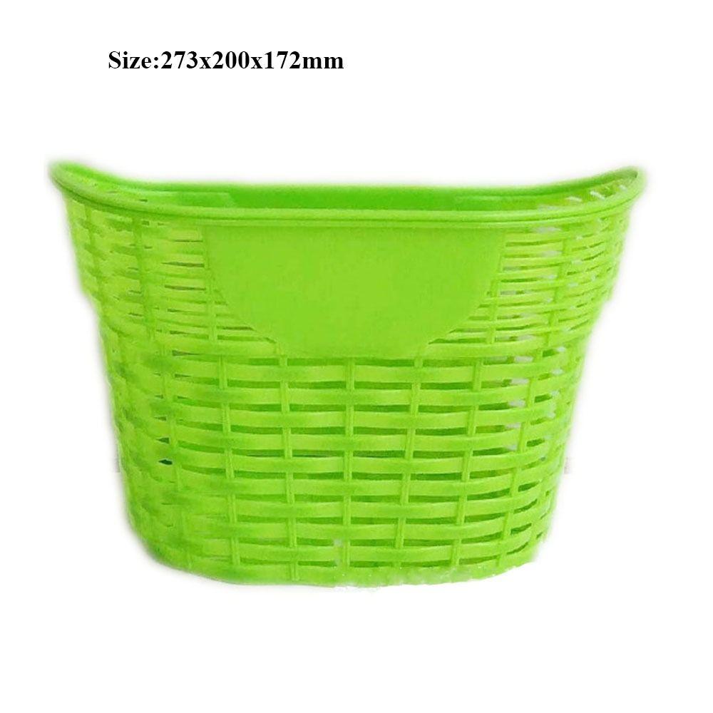 Многоцветный 12-20 дюймов велосипедный багажник пластиковый студенческий передняя корзина задние велосипедные аксессуары