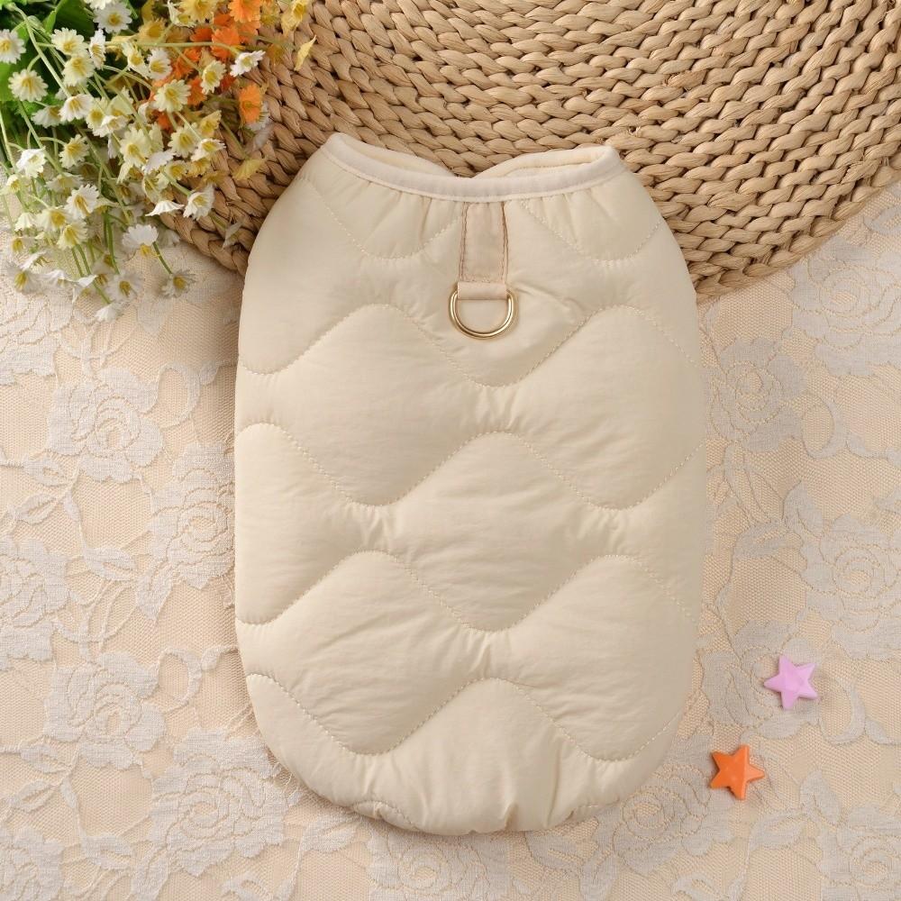 Cotton Padded Pet Vest Lightweight Pet Clothing Ne Dog Coat Indoor Outdoor