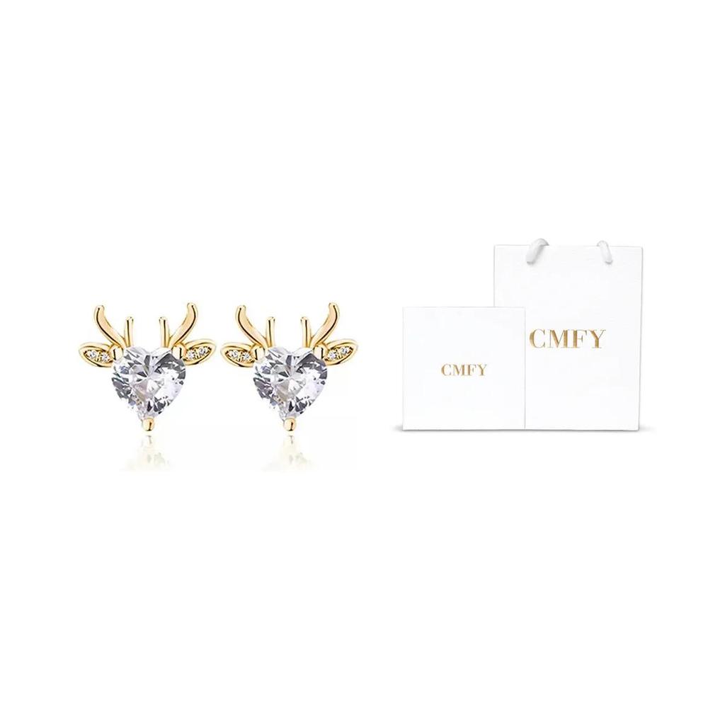 CMFY Zircon Stud Earrings Women's (Unisex) Stud Earrings CMFY SS573