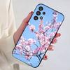 Розовый чехол Sakura для Samsung Galaxy A73, 23, 53, 33, 14, 24, 13, 72, 22, 52, 32, 54, A34, Мягкий чехол