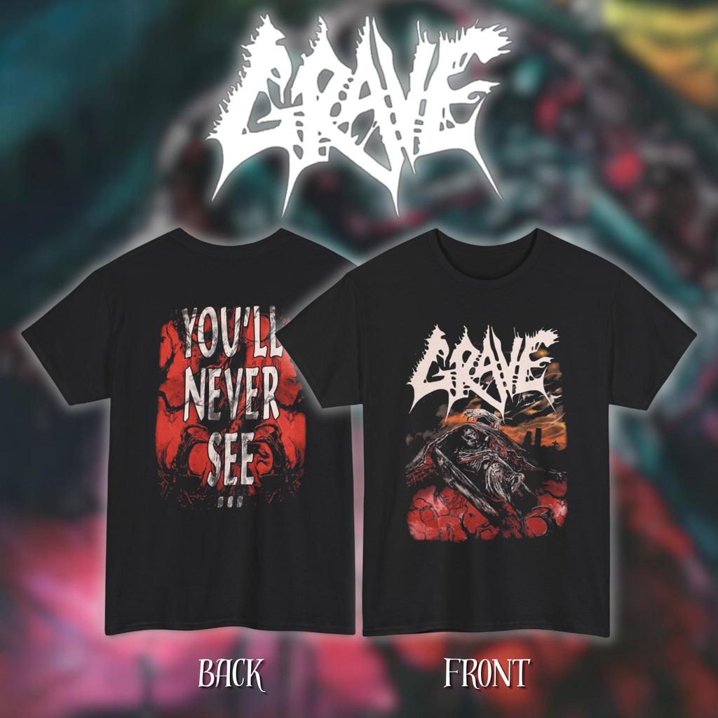 Grave - You'll Never See | Gildan Heavy Cotton Tee