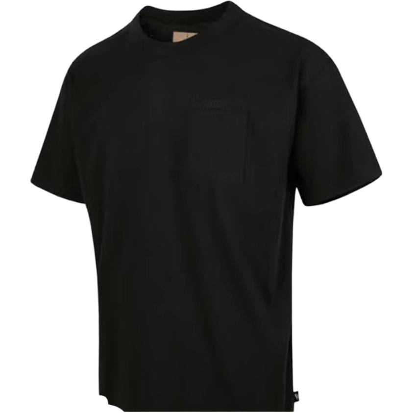 Nike Футболки Мужские Черные С Круглым Вырезом Умеренный Прямой Крой DQ9296-011