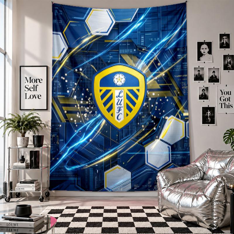 Leeds United Football Wall Tapestry Home Decor Wall Hanging Cloth for Bedroom Living Room Background