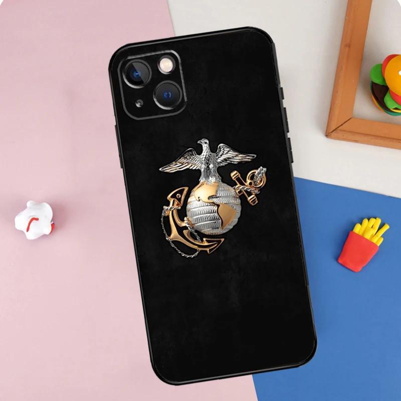 Чехол для мобильного телефона Apple iPhone16Plus, чехол для мобильного телефона Корпуса морской пехоты США, окрашенный и устойчивый к падениям, Huawei Three.