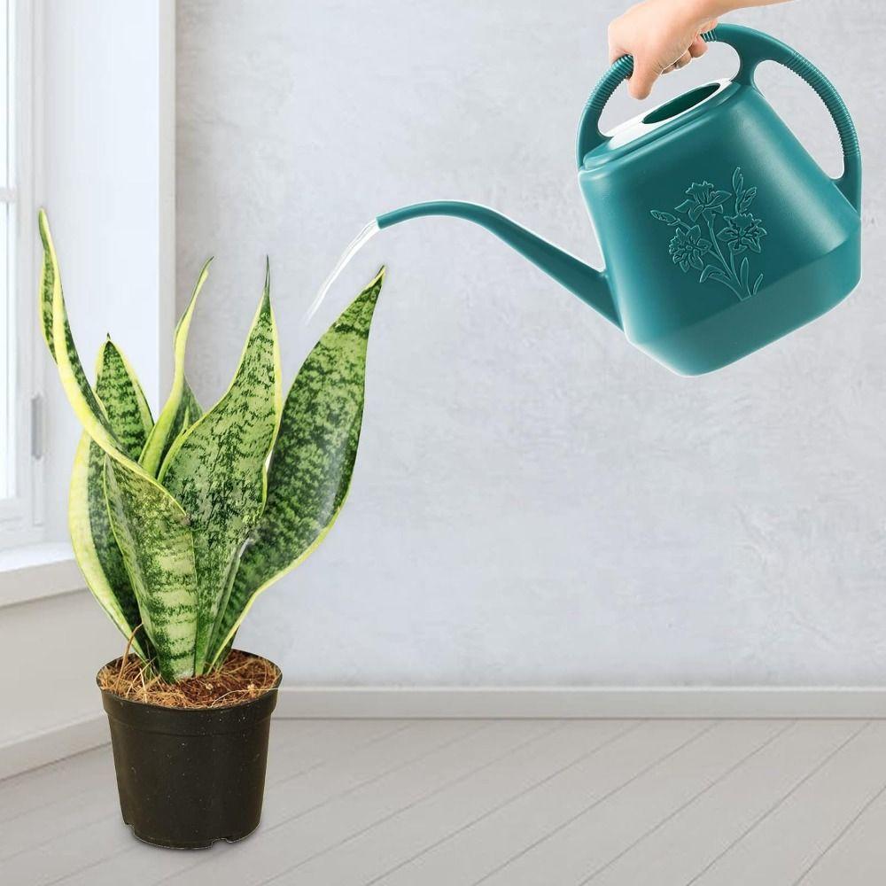 Long Spout Garden Watering Can Comfortable Handle Watering Kettle Long Spout Watering Pot Indoor
