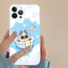 Мультяшная пара сиамских кошек TPU Силиконовый чехол для IPhone 11 12 13 14 15 16 17 Pro Max Ударопрочный Прозрачная задняя крышка