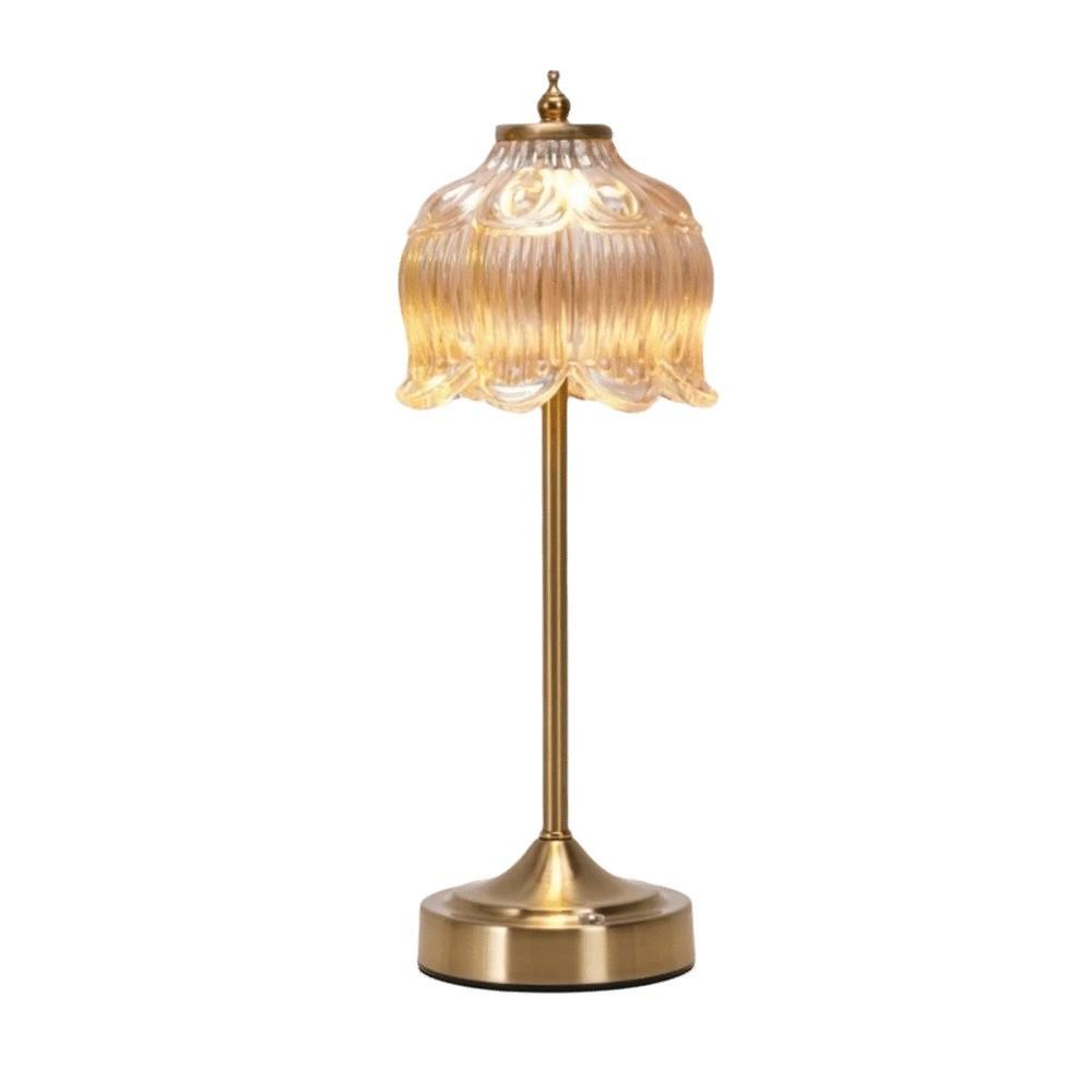 Gold Cordless Desk Lamp Touch Switch Rechargeable Lamp Modern Touch LED Lamp Home