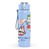 1PC Joker Clown Cartoon Art 750ml sports water bottle leakproof straw lid outdoor office home