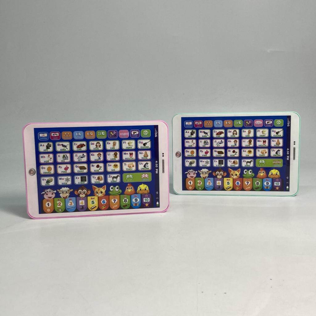 Bilingual Learning Tablet: Touchscreen Educational Toy for Kids with Stories & Games