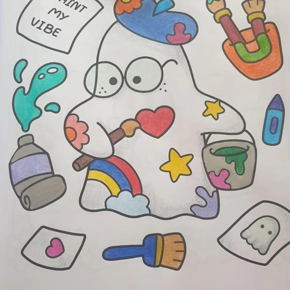 Образовательная раскраска Релаксация Подарочная книга с рисунками Высокое качество Монтессори Игрушки для рисования Подарок