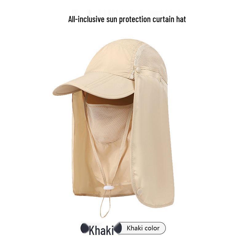 Унисекс шляпа с защитой от УФ-лучей и съемным клапаном – быстросохнущая шляпа от солнца для альпинизма и рыбалки